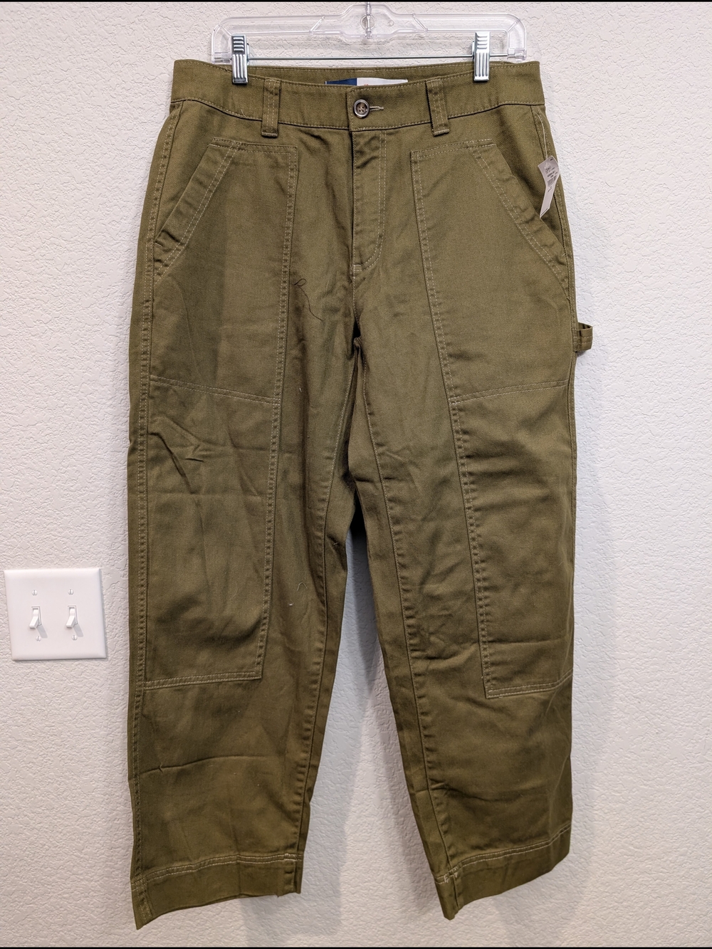 NWT Old Navy Olive Green Cargo Pants - Women's Utility Style